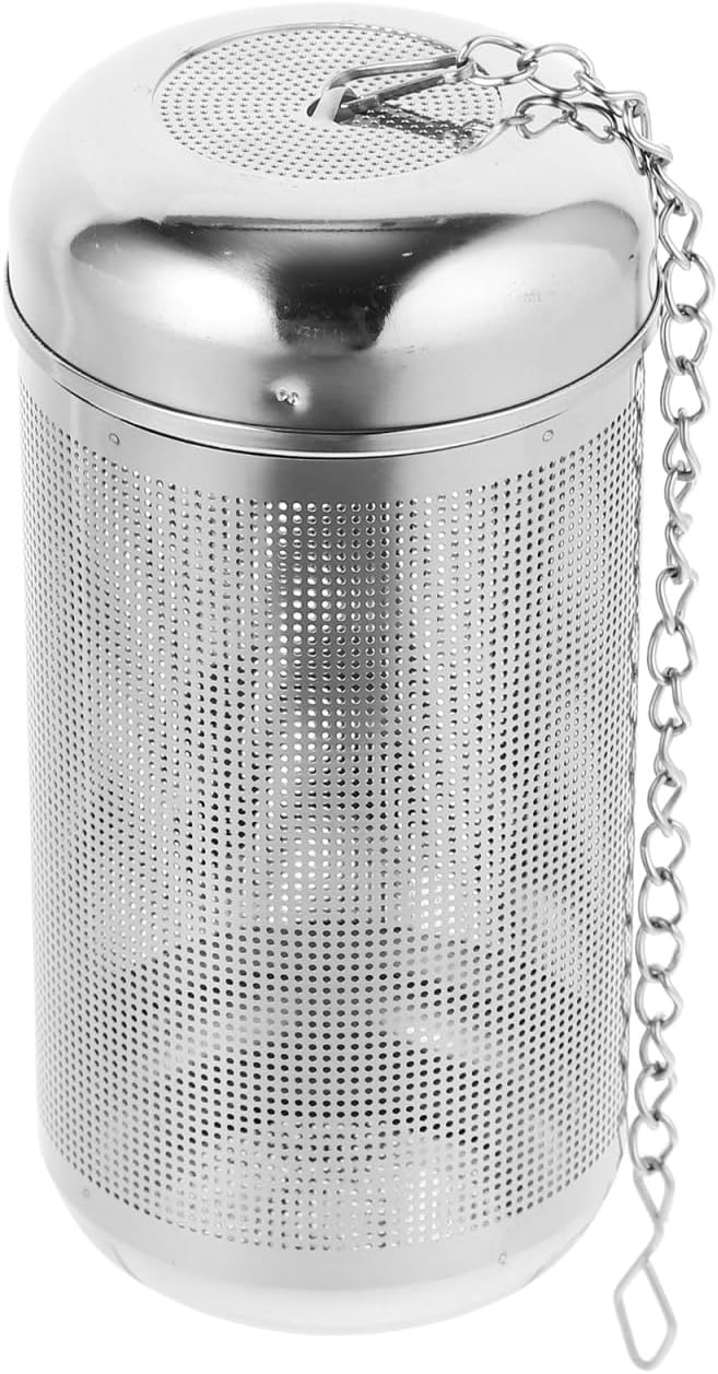 Stainless Steel Tea Infuser Ball with Fine Mesh Filter Reusable Loose Leaf Tea Strainer and Kitchen Seasoning Filter Portable Steeper for Home and Office 4.33X1.96X1.96In