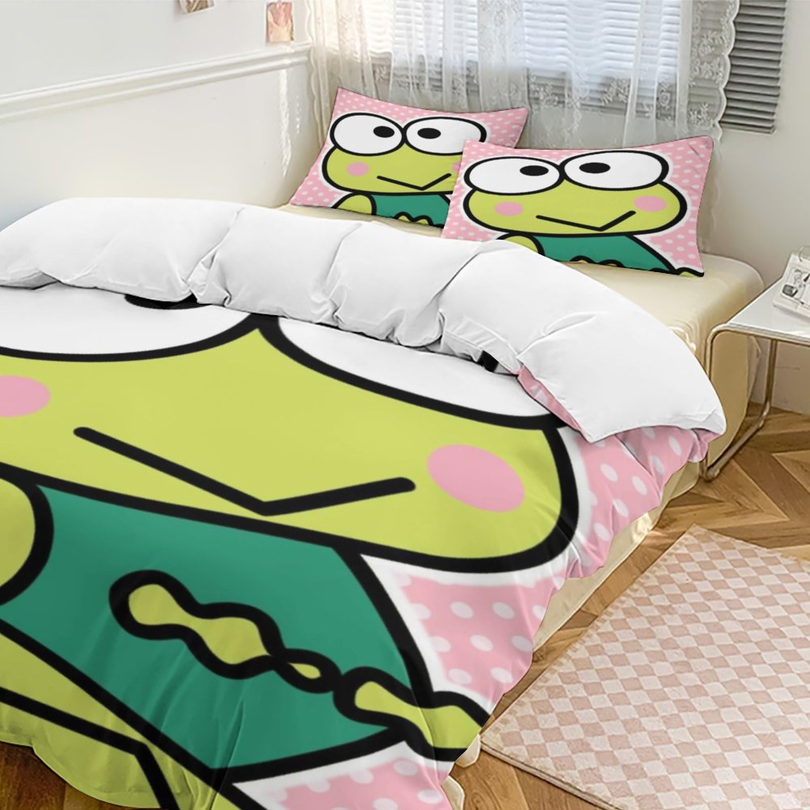 Amazon｜けろけろけろっぴ布団カバーセット 寝具カバーセット 3点