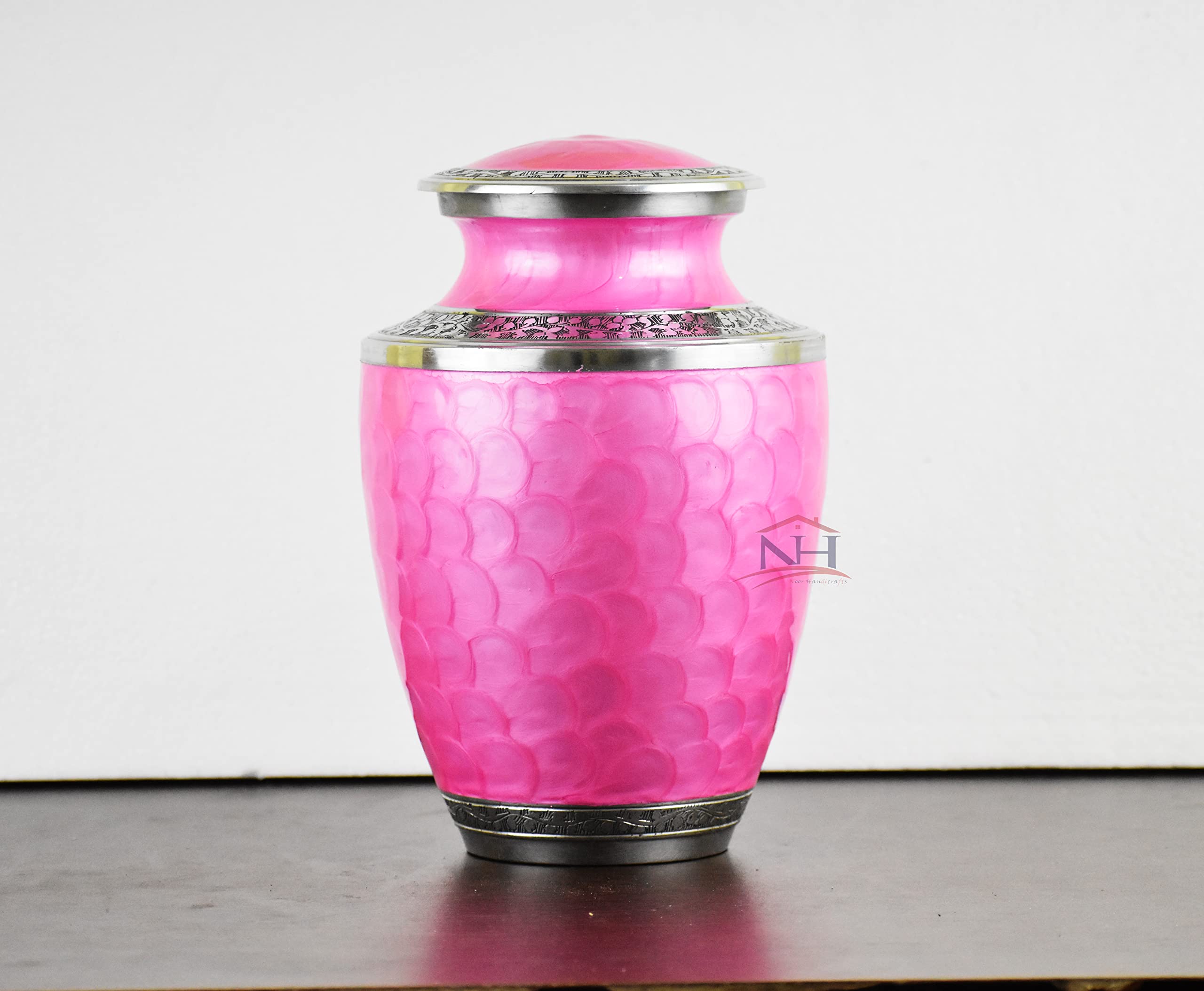 Royal Pink Urn keepsake urn memorial urn for human ashes cremation urns funeral urn adult ashes urn box For 220 Cu/in Ashes