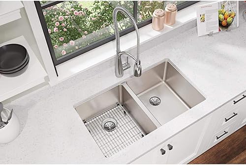 Miniatura 2 de Elkay EBG1315 12-3/4" L x 15-1/4" W Estante de lavabo de acero inoxidable con pies de goma - Acero inoxidable