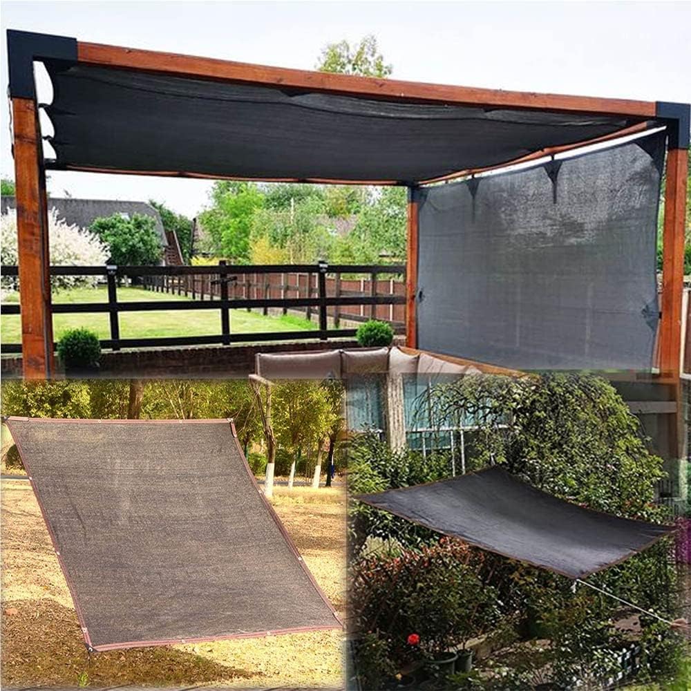 Heavy Duty Sun Shade Cloth – 75% UV Block, Blackout Fabric For Plants, Greenhouse, Porch & Barn Cover