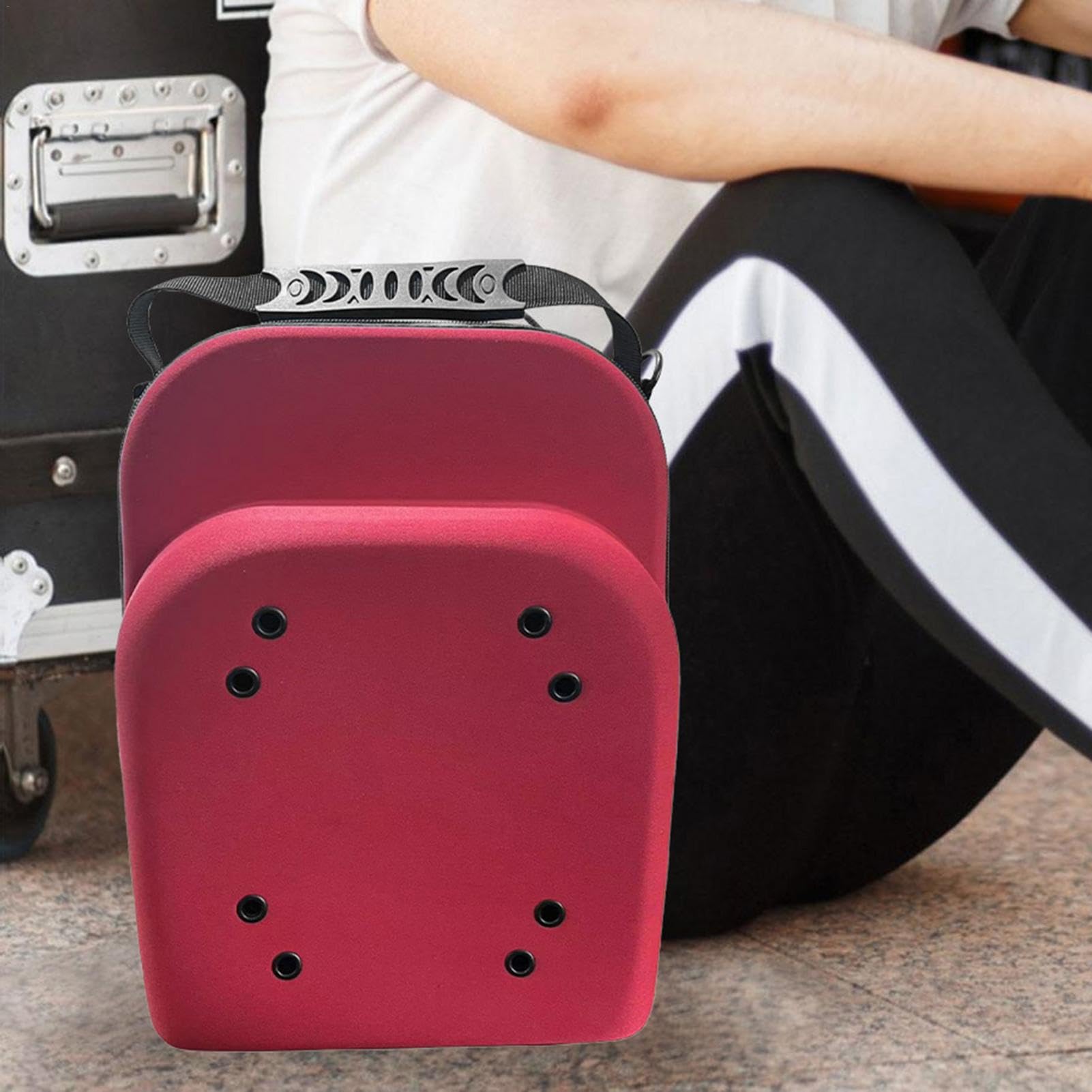 Bolsa de viaje de béisbol, Organizador de sombreros de béisbol | Bolsa de almacenamiento para accesorios deportivos | Bolsa para sombrero rígido, funda de transporte para sombrero