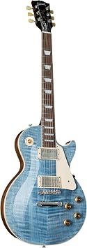 Gibson Les Paul Standard 50s Figured Top Electric Guitar, Ocean Blue