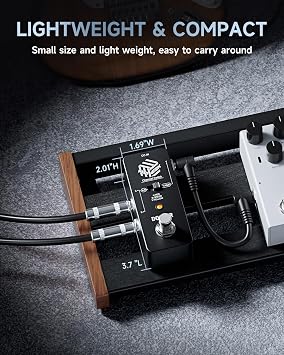 Donner ABY Box Line Selector AB Switch Mini Guitar Effect Pedal True Bypass