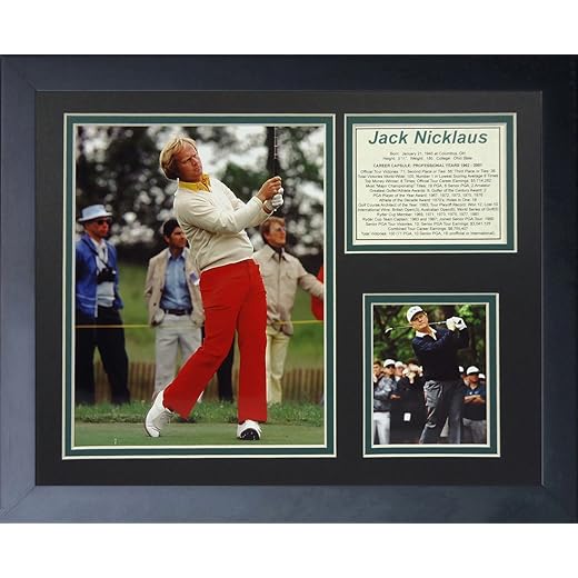 Legends Never Die "Jack Nicklaus Framed Photo Collage, 11 x 14-Inch, (12957U)