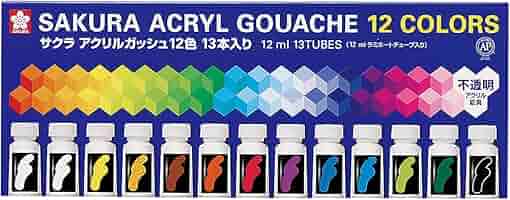 sakura アクリル画 桜 sakura 書道アート Calligraphy Art / Art Experience Studio