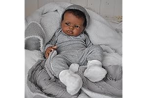 WOOROY Realistic Reborn Baby Dolls Black