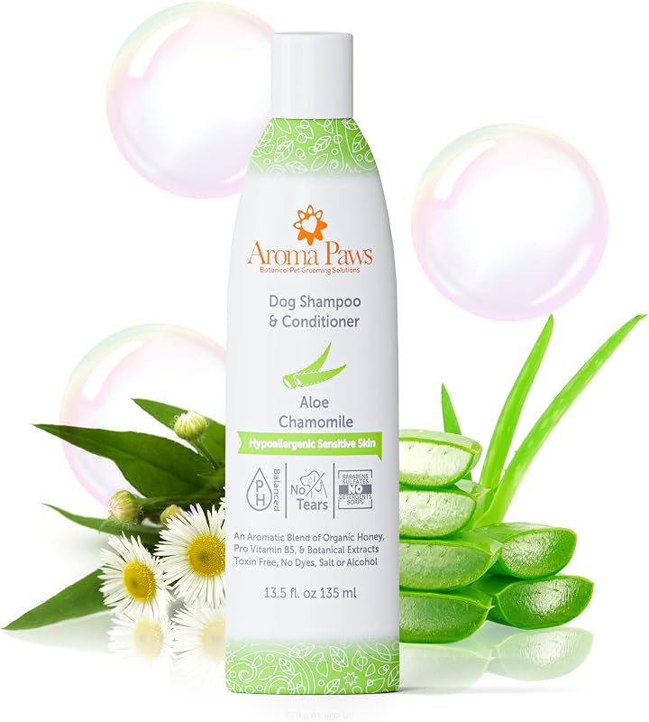 Shampoo e Condicionador para Cães Aroma Paws Sem Fragrância 400 mL