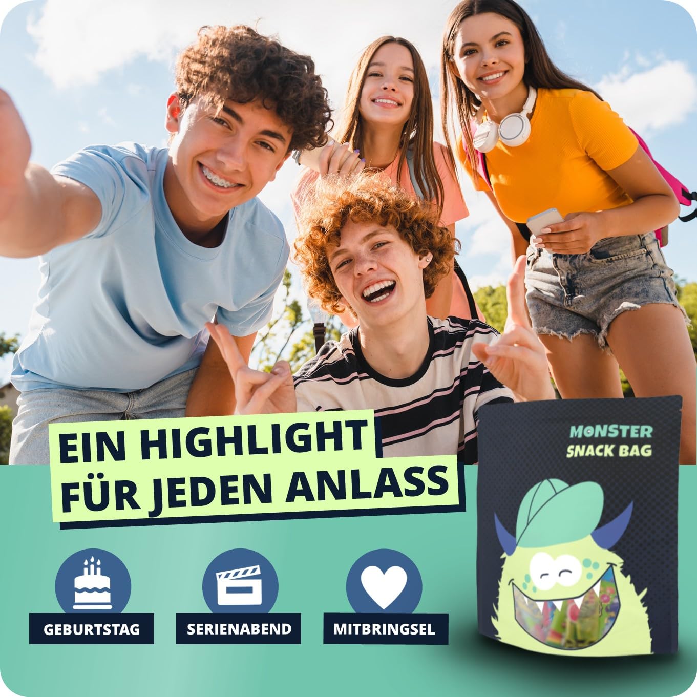 40 Trend-Süßigkeiten aus aller Welt in einer Box auch als Geschenk z.B. zum Geburtstag - XXL Mix mit amerikanischen Süssigkeiten und Sweets
