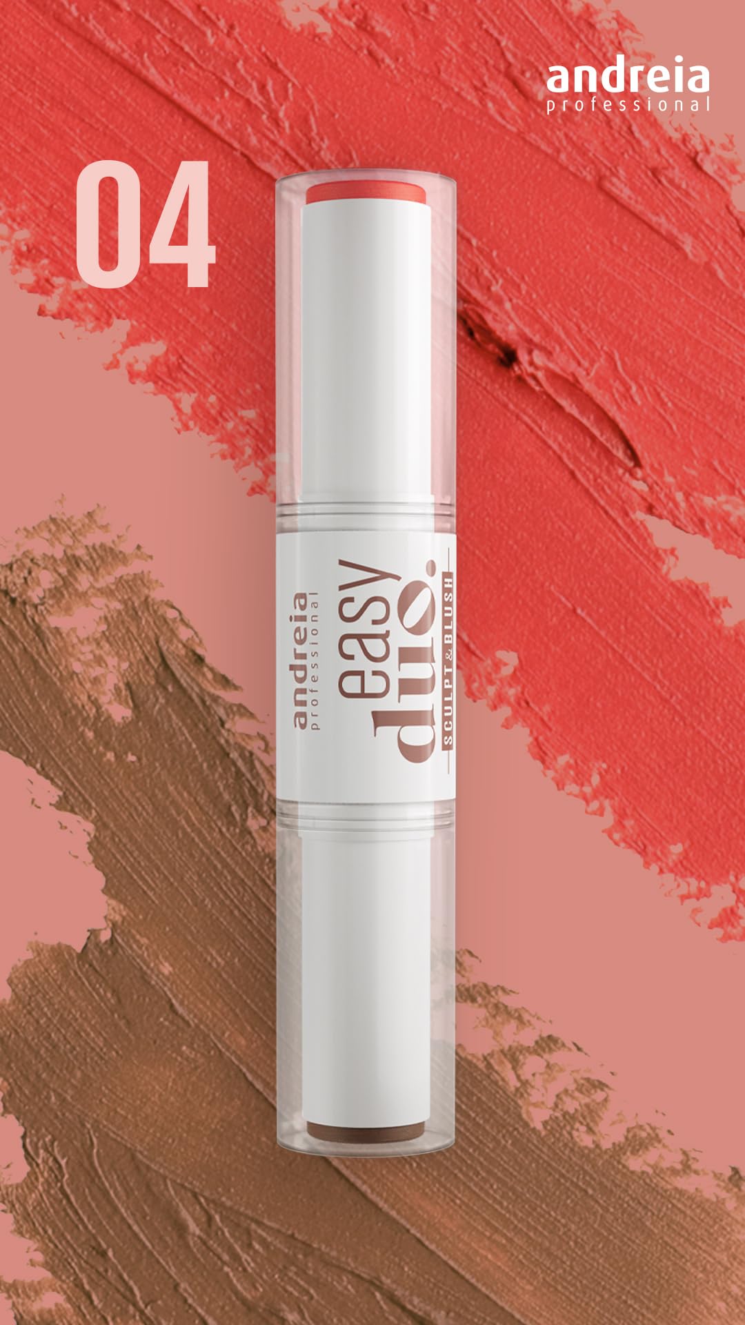 Andreia Professional MAKEUP, Easy Duo Sculpt & Blush Stick, Blush & Contouring 2 in 1, Creamy, blendable Texture - Image 3