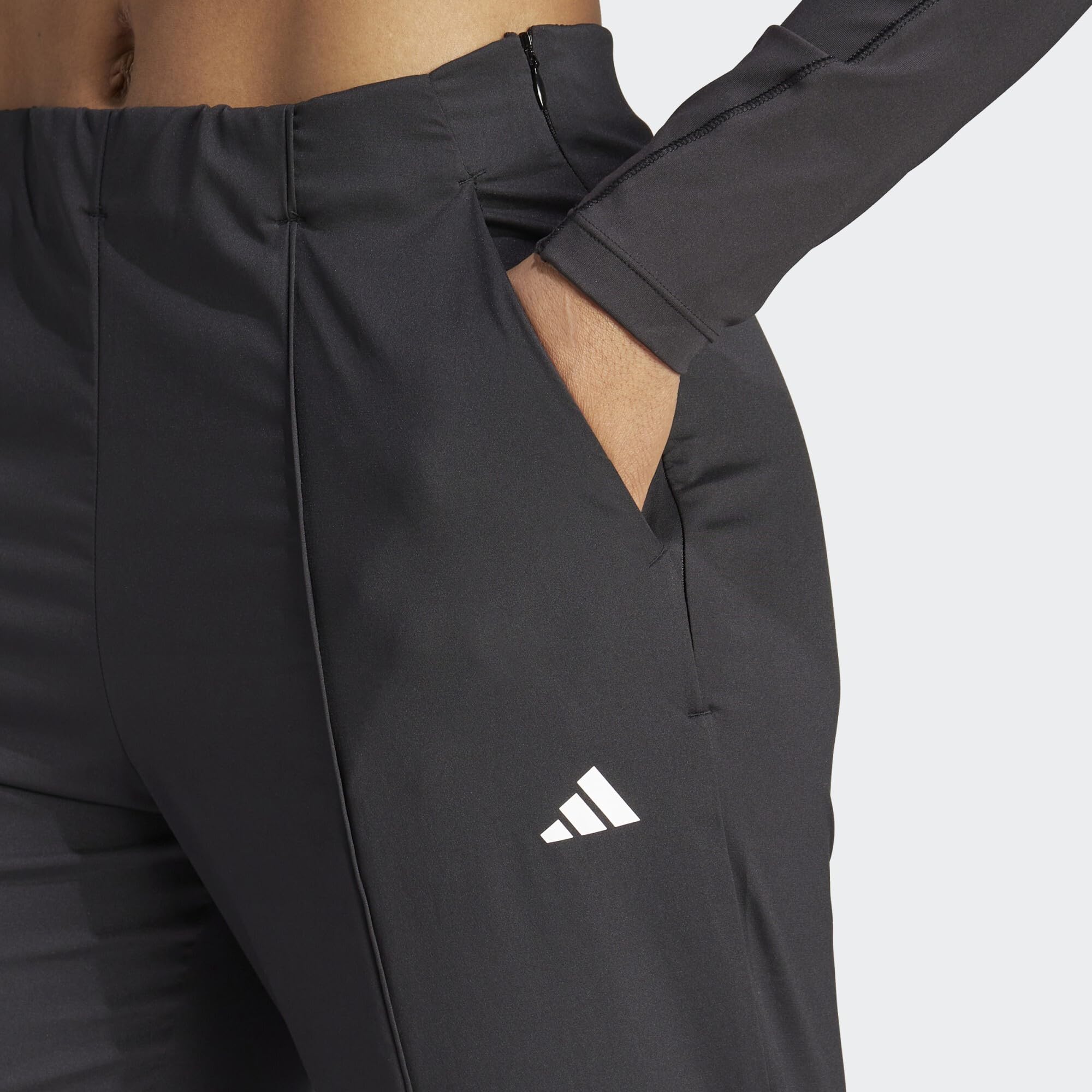 Adidas Damen Hose Aeroready Train Essentials Minimal Branding Woven Pants