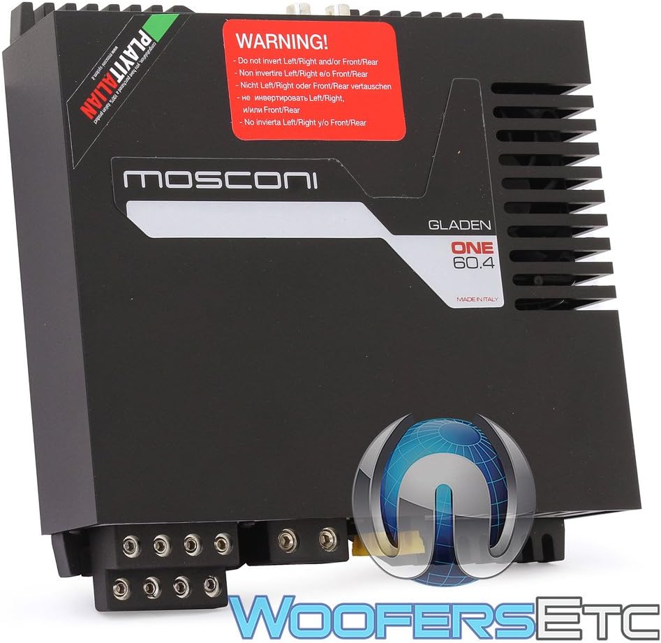 Mosconi ONE 60.4 4-Channel 4 x 60W RMS Amplifier