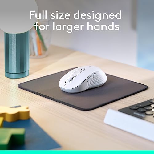 Miniatura 3 de Logitech Signature M650 L - Mouse inalámbrico de tamaño completo, para manos de gran tamaño, batería de 2 años, clics silenciosos, botones laterales