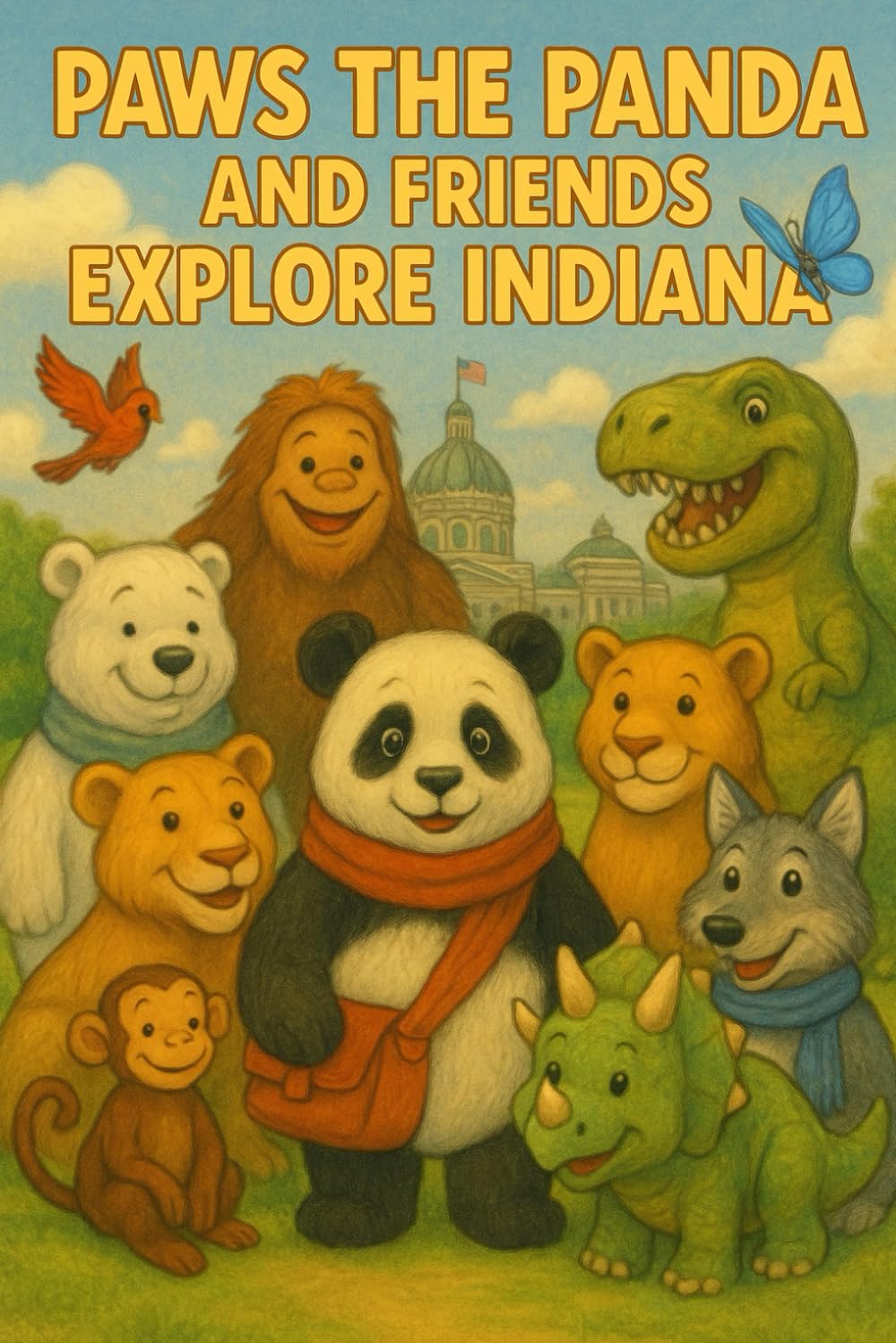Paws the Panda and Friends: Explore Indiana: 15