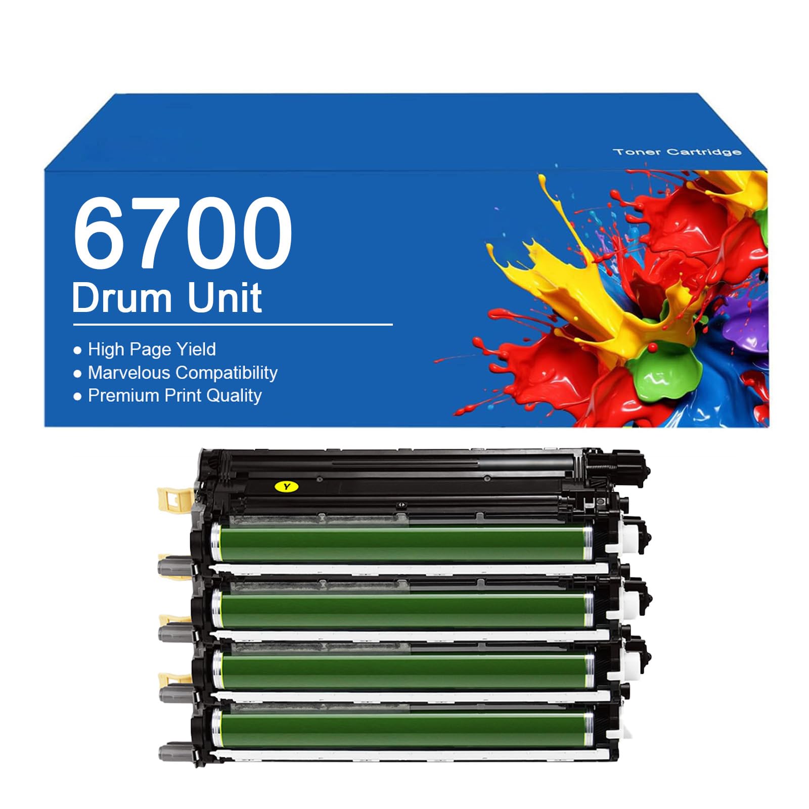 Unidades de tambor de color compatibles 6700 (tambores 108R00971/72/73/74)