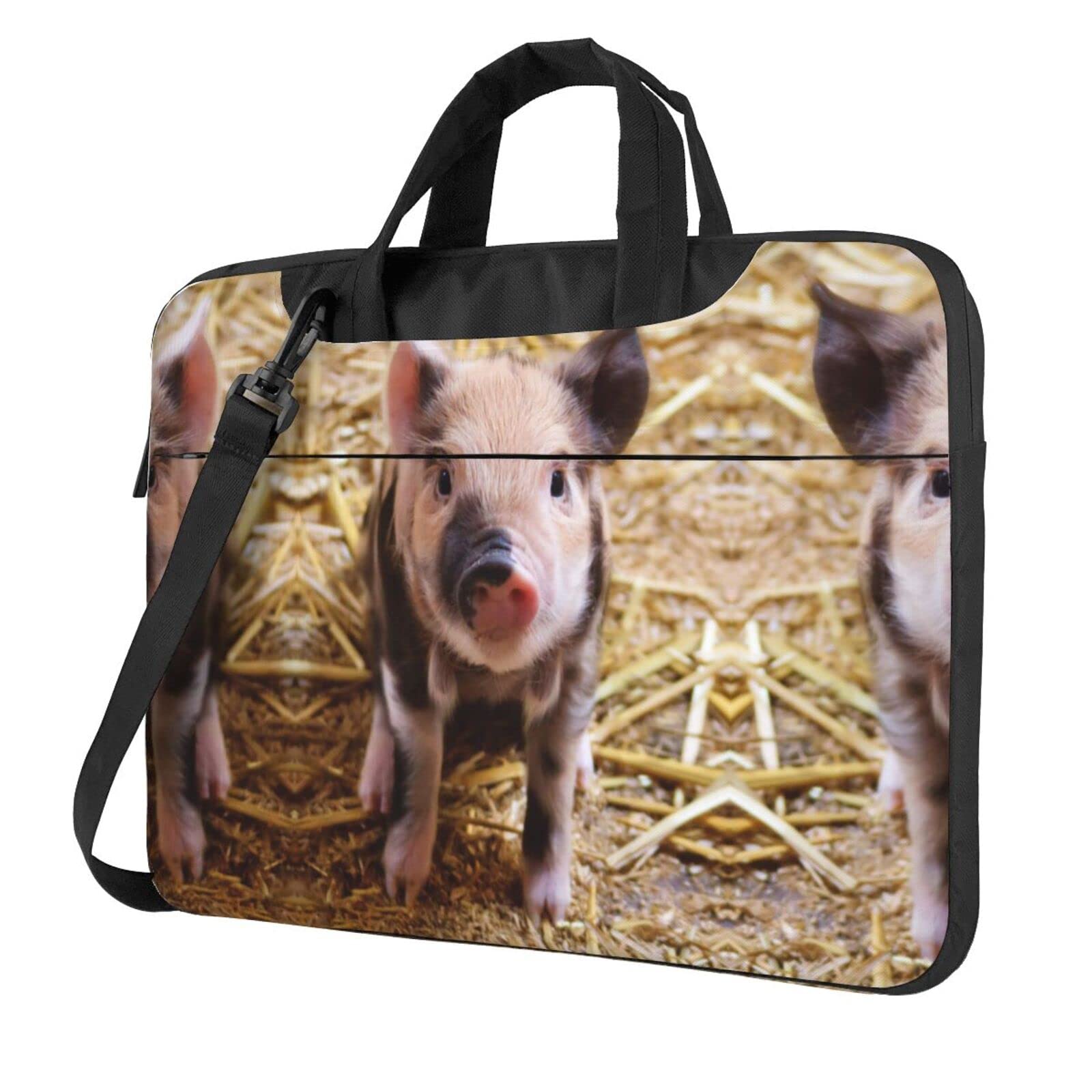 Sacoche ordinateur portable 14 pouces joli cochon cadeau idéal - 8