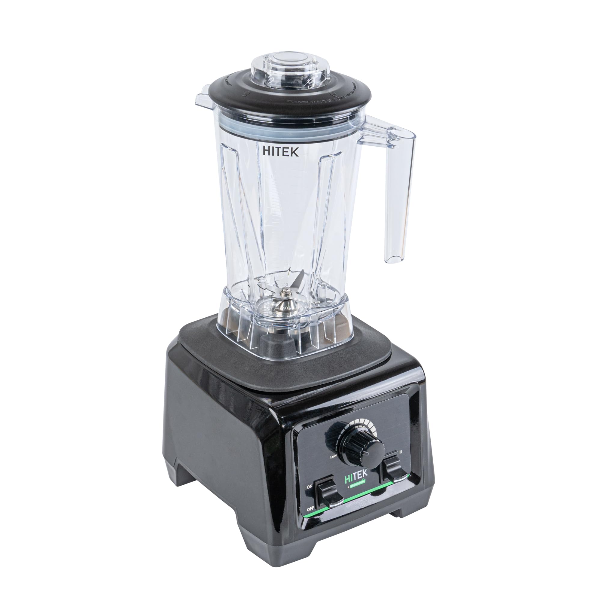 Restaurantware - Hi Tek 3 HP Commercial Blender, 1 Variable Speed Heavy-Duty Blender - 64-Ounce Tritan Jar, Toggle Control, White Plastic Industrial Blender, 3 HP Motor, Black