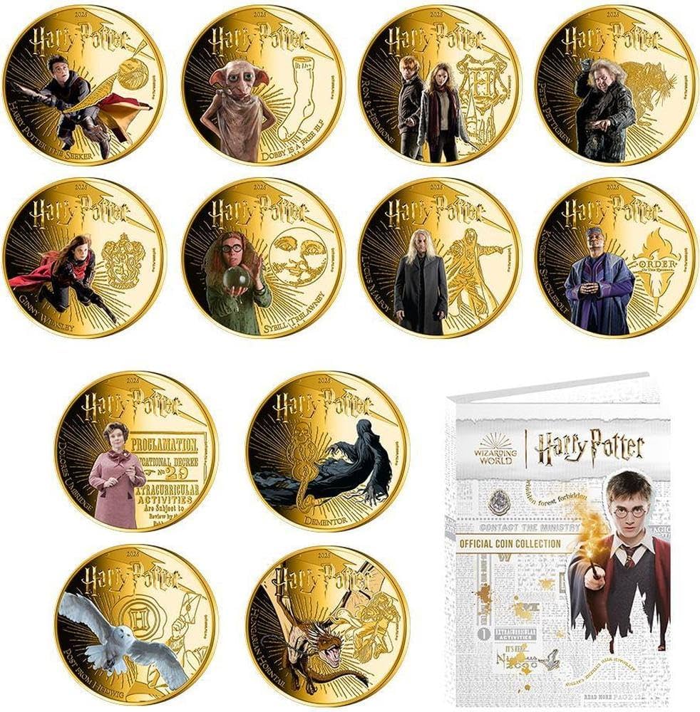 Harry Potter Set 12 Coins Half Dollar Samoa 2025 : Amazon.co