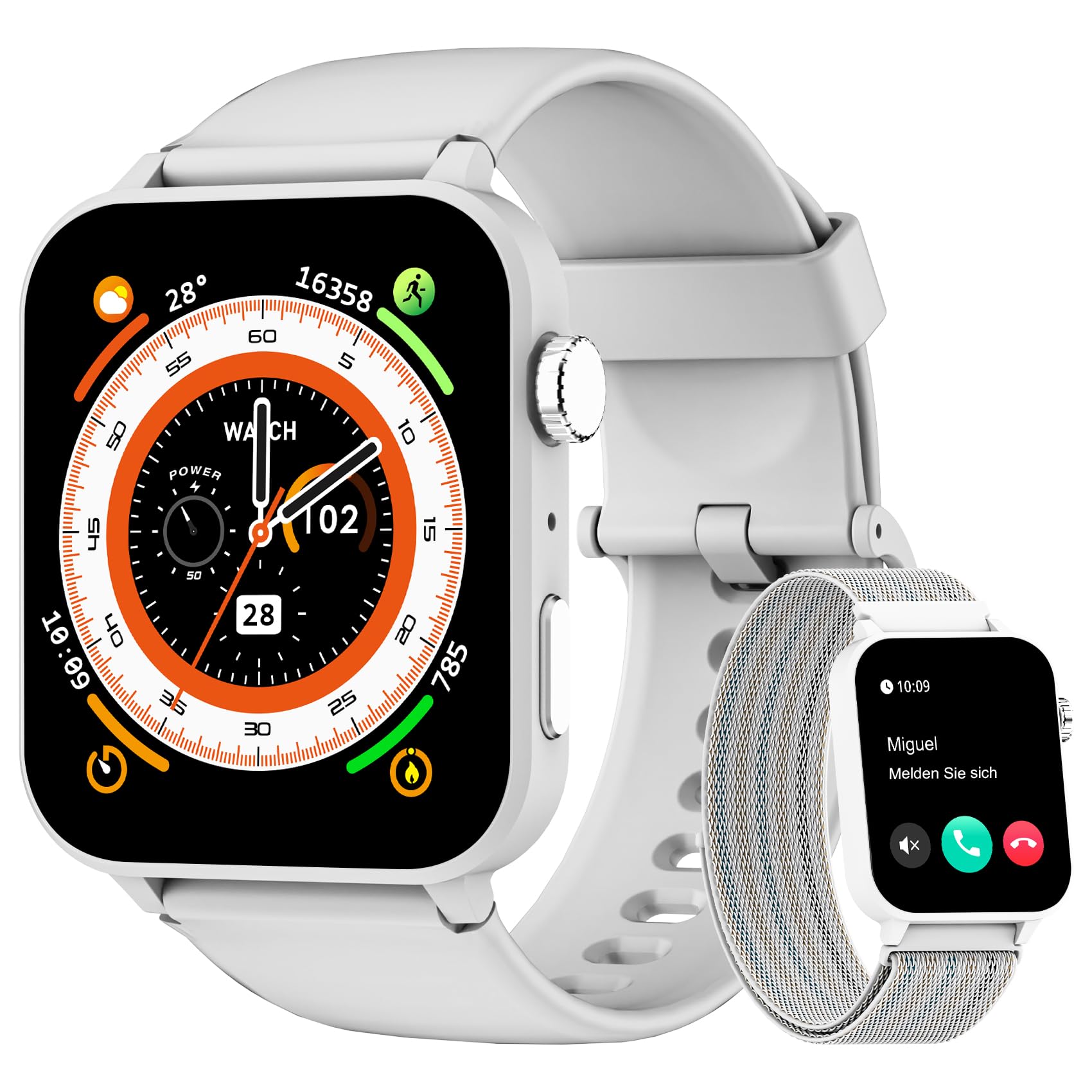 Blackview Smartwatch, R5 Smart Watch für Damen, 1,57 Zoll Voller