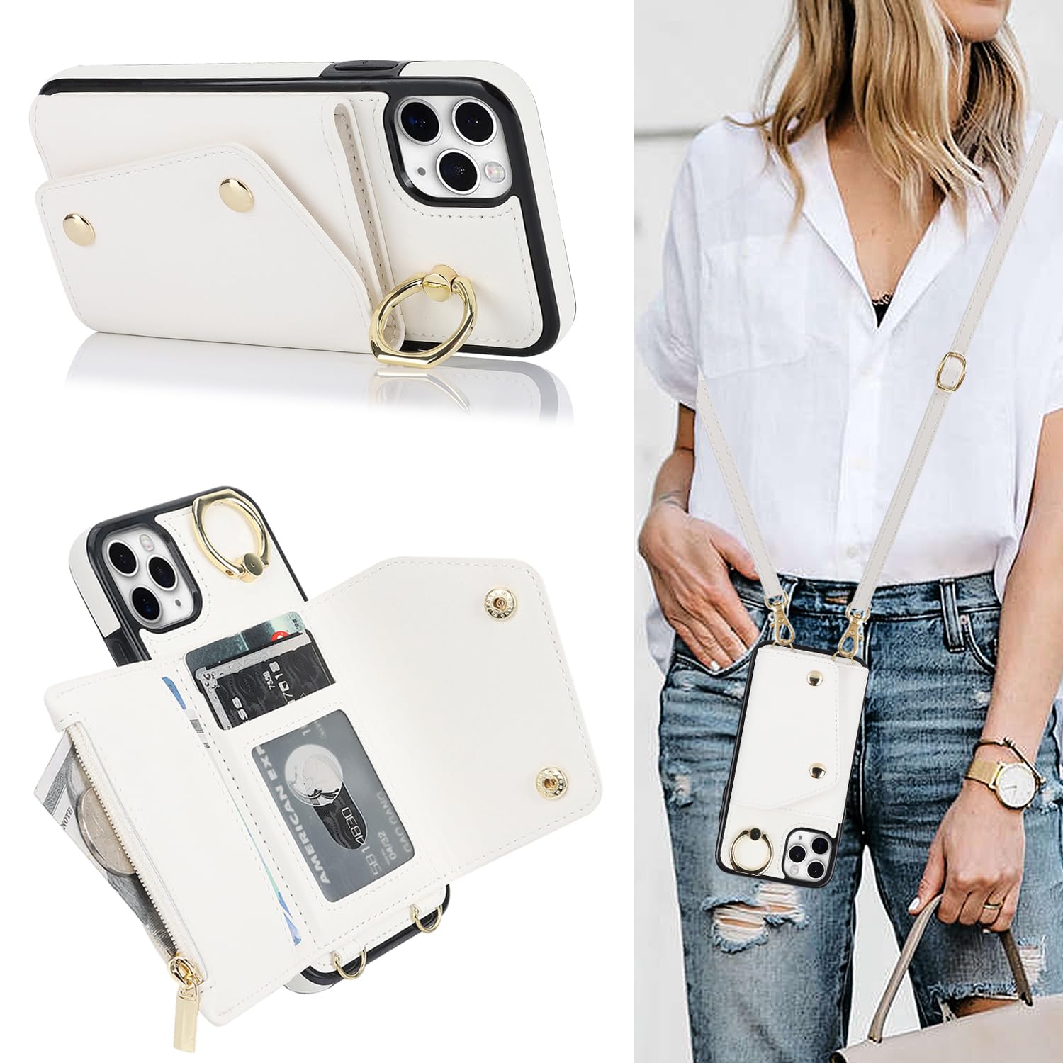 Lipvina Iphone 11 Pro Max Phone Case With Card Holder Lipvina For