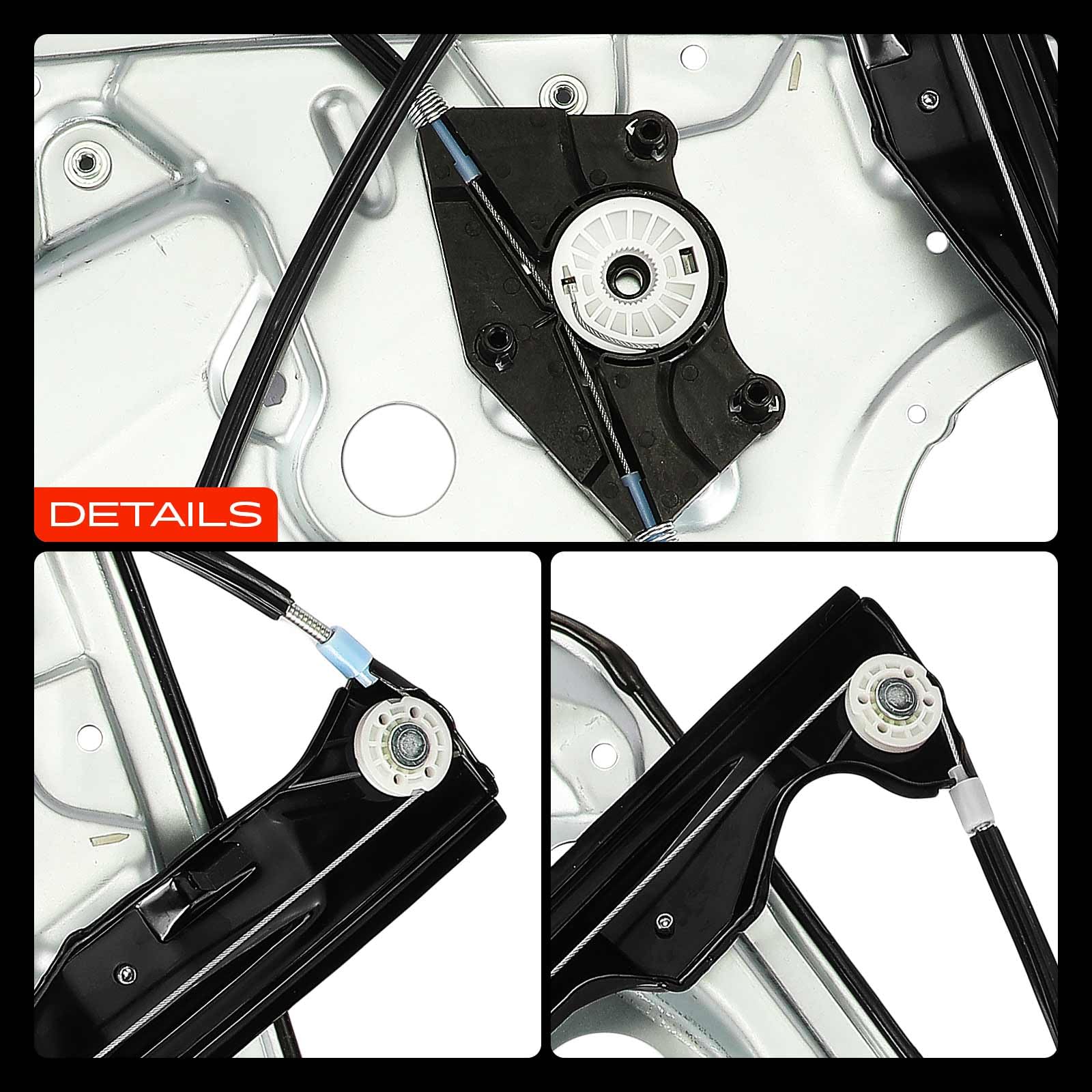 Frankberg Alzacristallo elettrico senza motore anteriore destro 4/5 porte