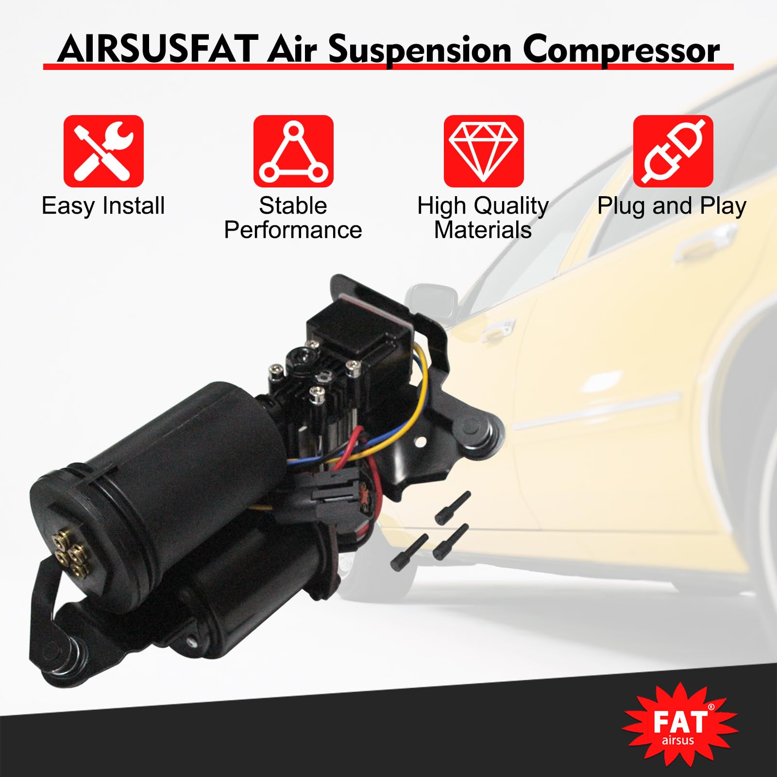 Amazon | AIRSUSFAT エアサスペンションコンプレッサー リンカーン