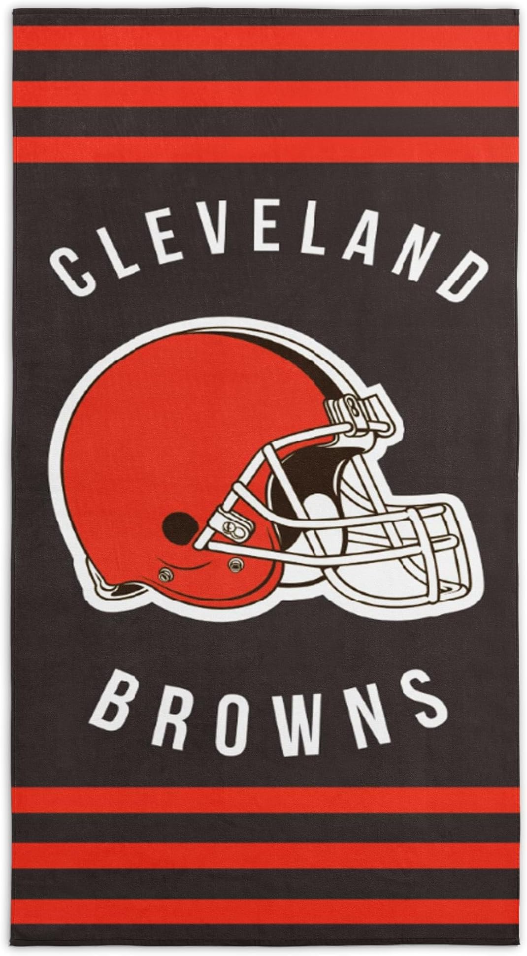 NORTHWEST NFL Cleveland Browns Beach Towel, 30" x 60", Stripes (Pack of 6)