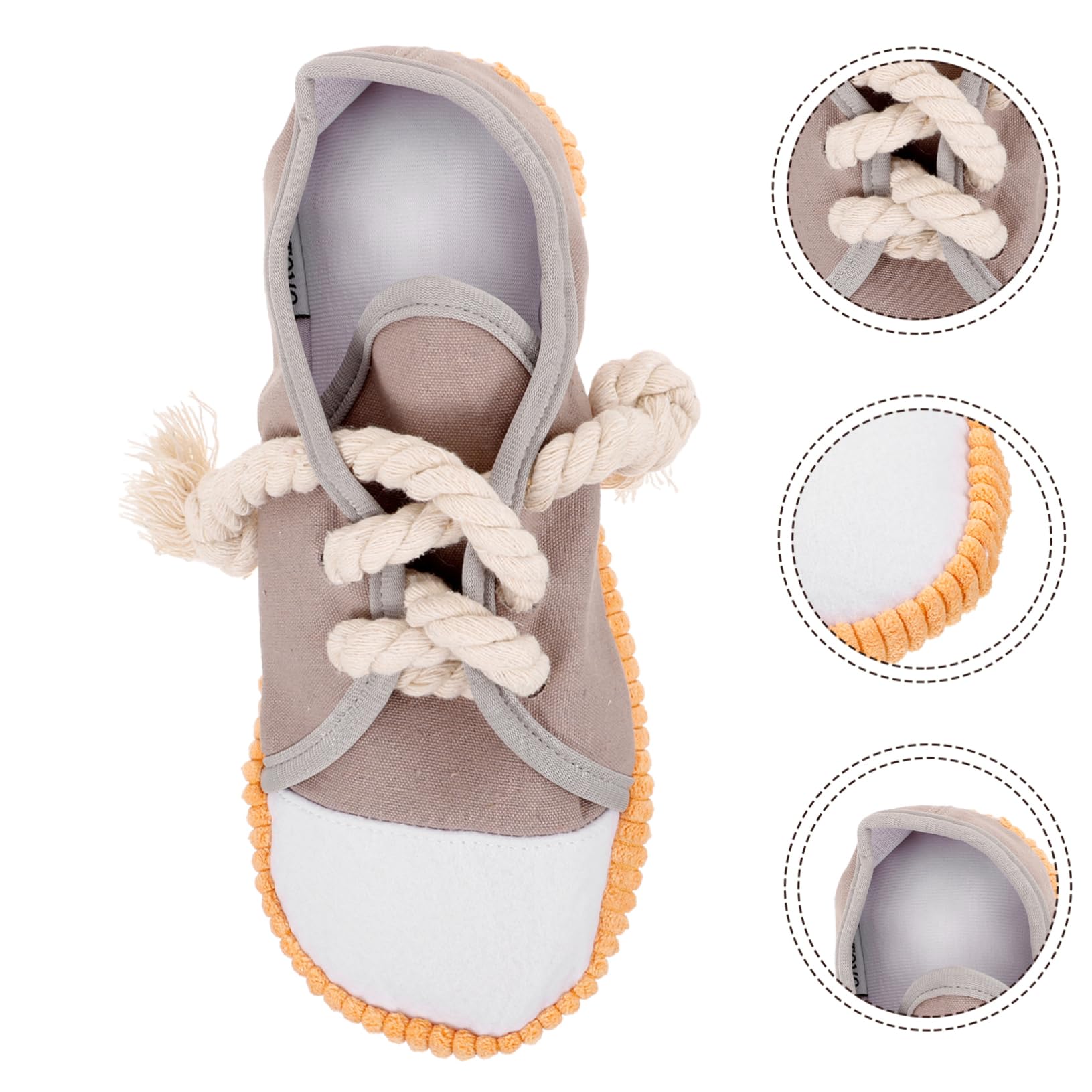 BESPORTBLE 5pièces Jouet à Mâcher pour Chien Forme De Chaussure Jouet Interactif pour Nettoyage Dents pour Chiots Et Chiens Agressifs