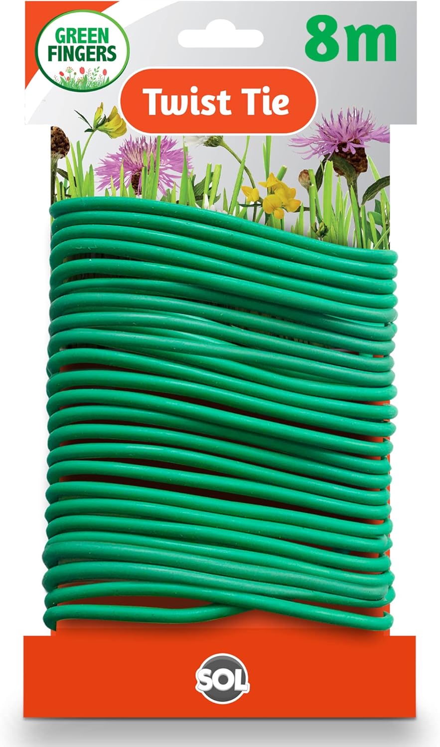 8m Soft Twist Garden Ties for Plants 3.5mm Reusable Plant Ties for