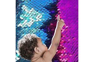 5MM Not Falling Sensory Wall for Kids - Interactive and Engaging Sequin Flip Fabric