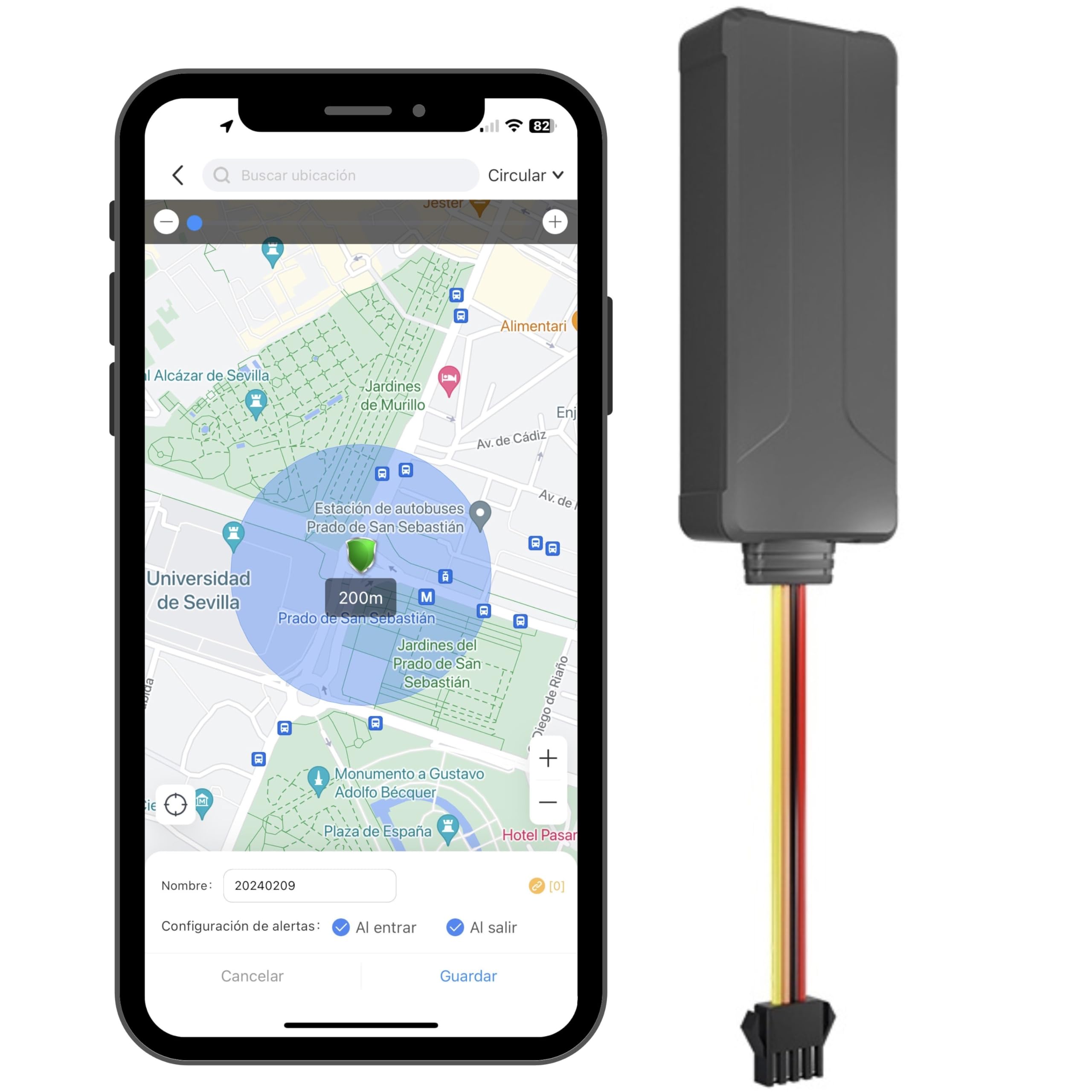 Localizador GPS 4G Coche, Moto, furgoneta -Seguimiento Tiempo Real -Telemetría Rutas -Geovalla virtual -Conexión batería -Detector ACC -Relé corte encendido -Detector movimiento -Gratis licencia 1 Año