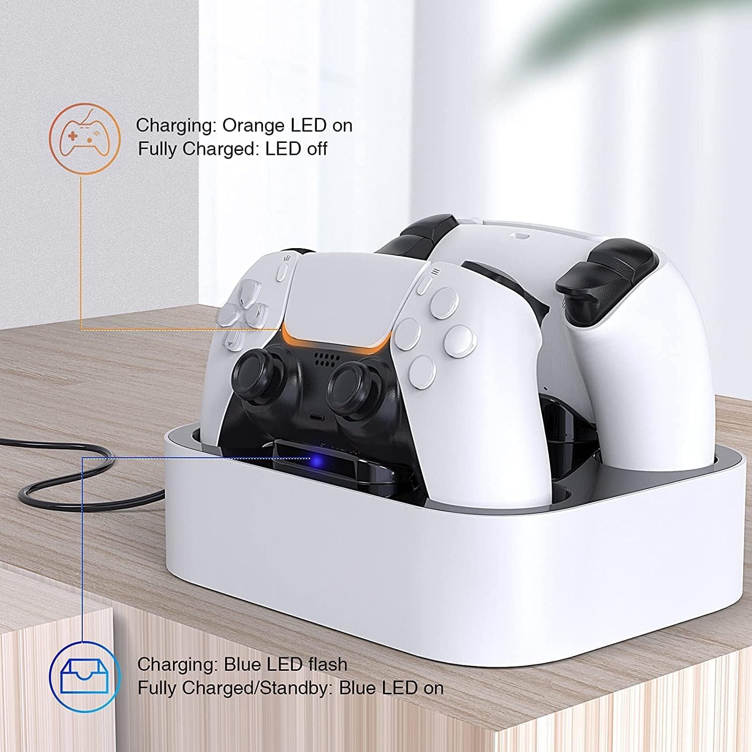 Black Antecipada Amazon Twihill: Carregador Duplo De Gamepad Sem Fio 5 71Eis6Rkbfl. Ac Sl1500