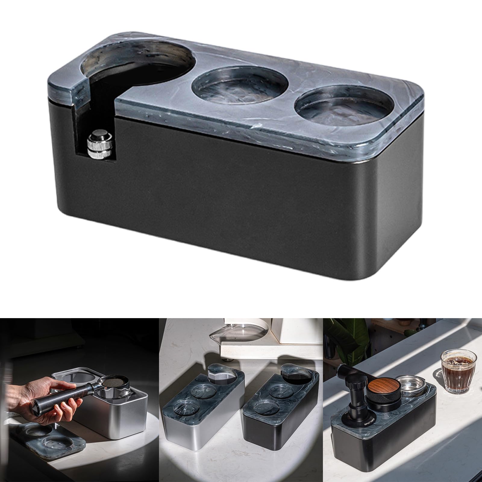 Generisch Praktische und tragbare Kaffee Manipulationsstation Stabiles, rutschfestes Kaffee Manipulationsständer Tablett für sicheren Betrieb Acryl