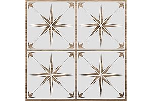 12" by 12" Reusable Tile Stencil (Set of 4)