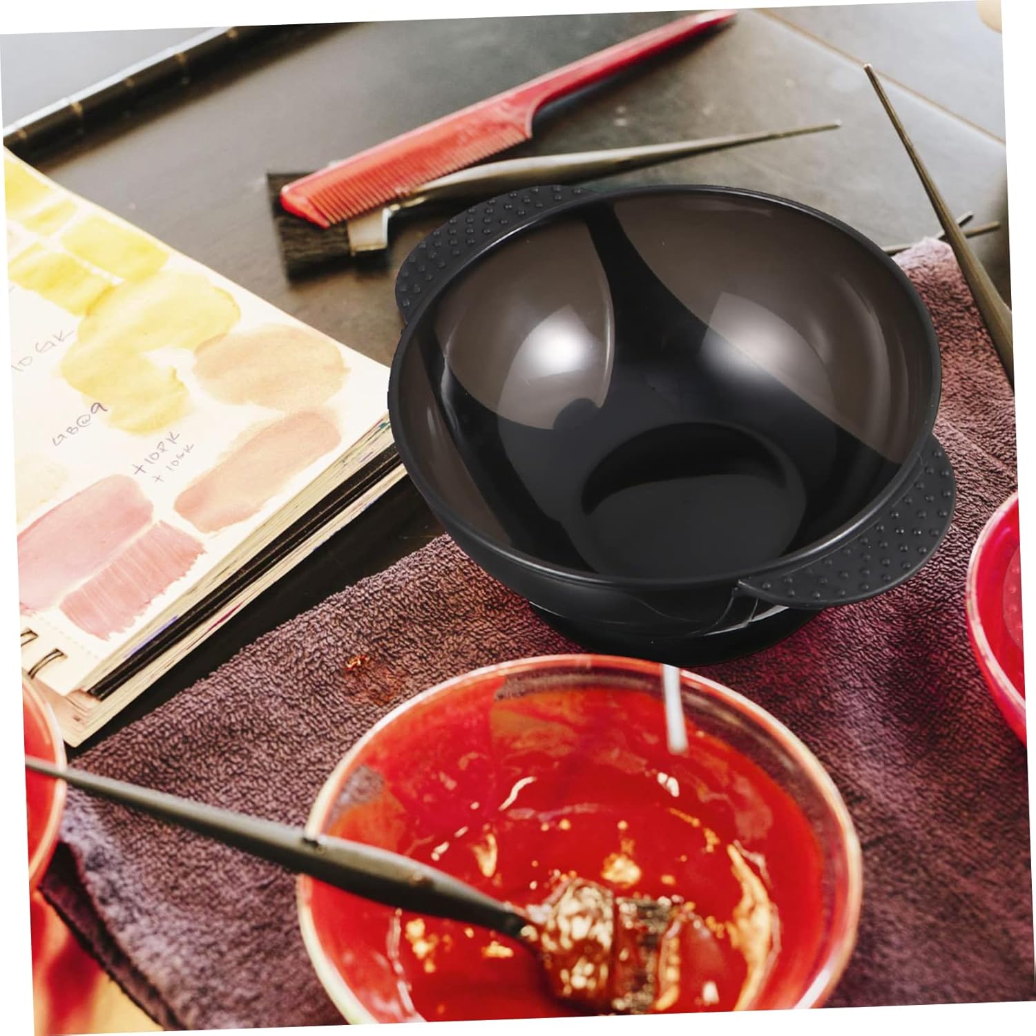 Hair Dye Mixing Bowl ，3pcs Bowls Professional Coloring Tool for Salon and Home Use -static Material Includes