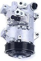 Vista 4 de Compresor de CA y embrague de A/C compatible con 2011 2012 2013 2014 para Toyota Corolla 1.8L 1798cc y para Toyota Matrix Base Wagon 4 puertas 1.8L