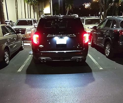 Miniatura 6 de iJDMTOY OEM-Fit - Kit de luces LED completas de 3 W para matrícula compatible con Ford 2007-14 Edge, Escape 2008-12 y Mercury Mariner 2008-11,