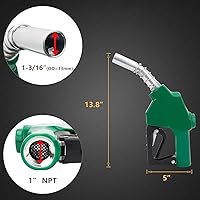 Vista 6 de Boquilla de combustible de 1 pulgada NPT, boquilla de combustible de apagado automático de 1-3/16 pulgadas (OD=30mm) Boquilla de combustible