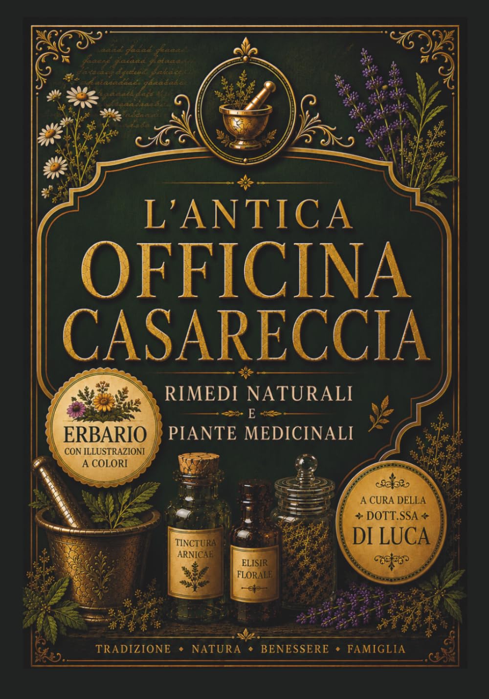 L'Antica Officina Casareccia: Rimedi Naturali e Piante Medicinali: Guida all'erboristeria e alle erbe spontanee: segreti perduti e ricette per il benessere e la vitalità