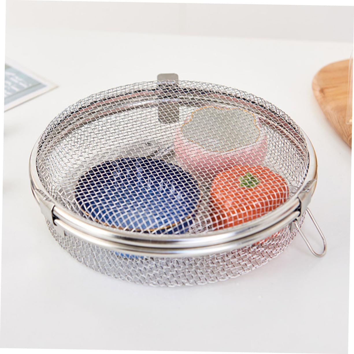 GLEAVI Paniers à Ustensiles Rangement Compact en Acier Inoxydable pour Lave-vaisselle Lot de 2 Structure en Maille Cuisine