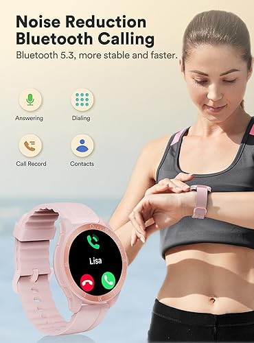 Miniatura 7 de Reloj inteligente para mujer, compatible con iPhone y Android, monitor de actividad con monitor de frecuencia cardíaca, sueño, contador de calorías