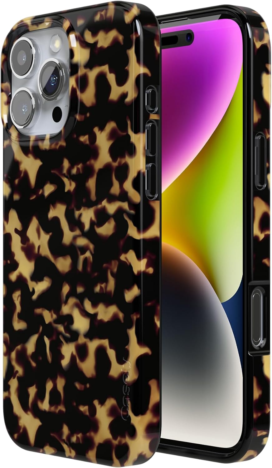 Casely iPhone 16 Pro Case | Shell Shocked | Tortoise Print | Compatible with MagSafe | Classic Ultra Slim Design