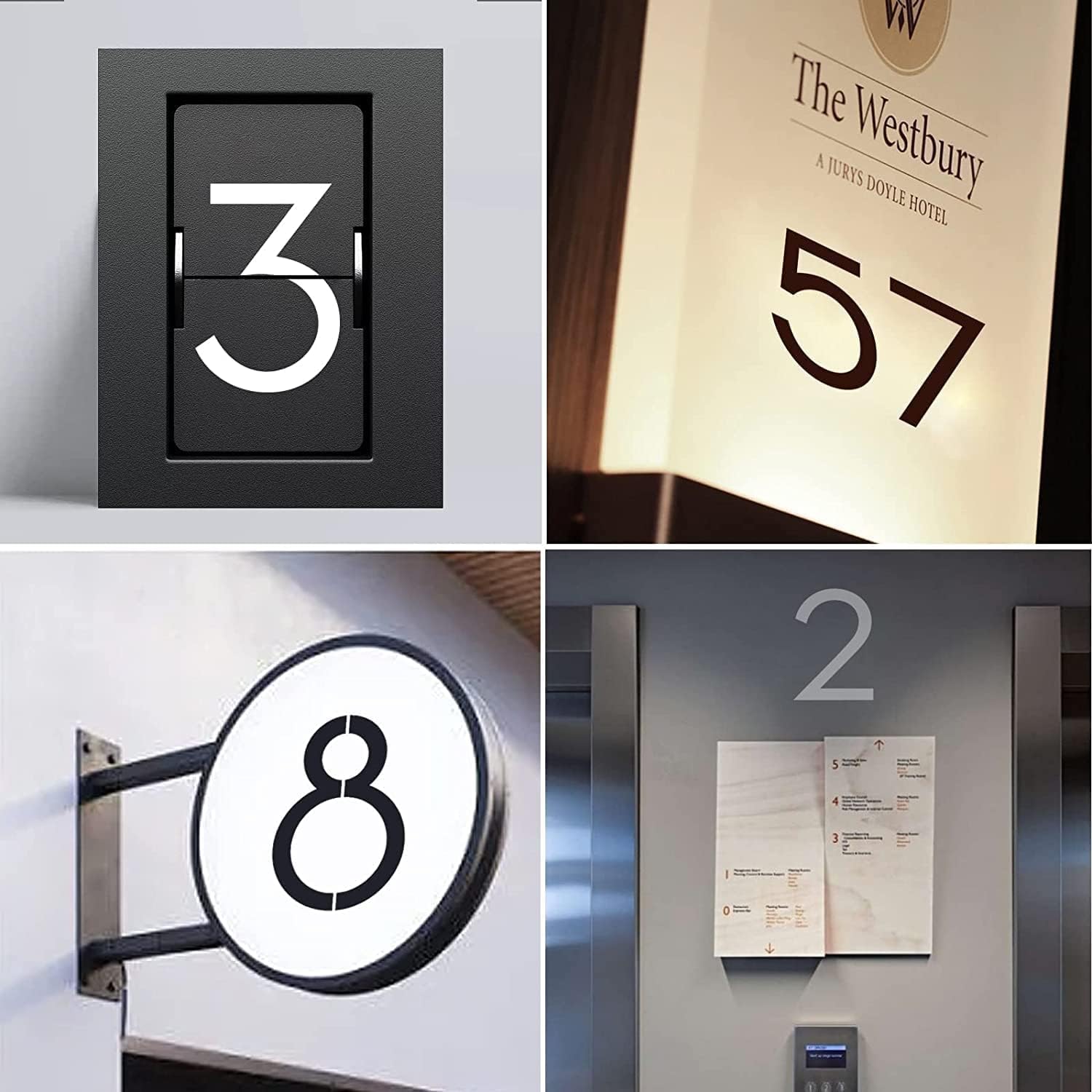 4 Inch Number Stencils Plastic Number Stencils Reusable Digital Painting Templates for Cake Stencil Address Templates