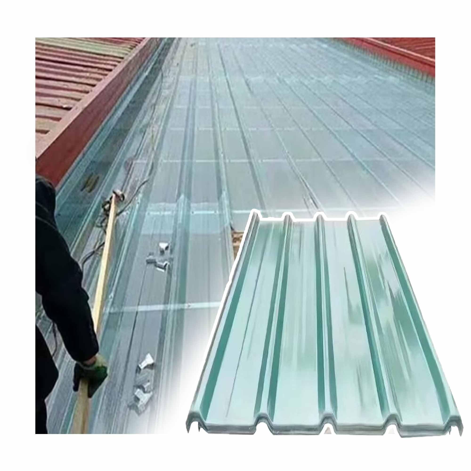 5 pannelli trasparenti in policarbonato per copertura di serre, tettoie e pensiline, con isolamento termico, facili da tagliare, ideali per esterni, capannoni e carport(CLEAR 2mm,1m/3.3ft)