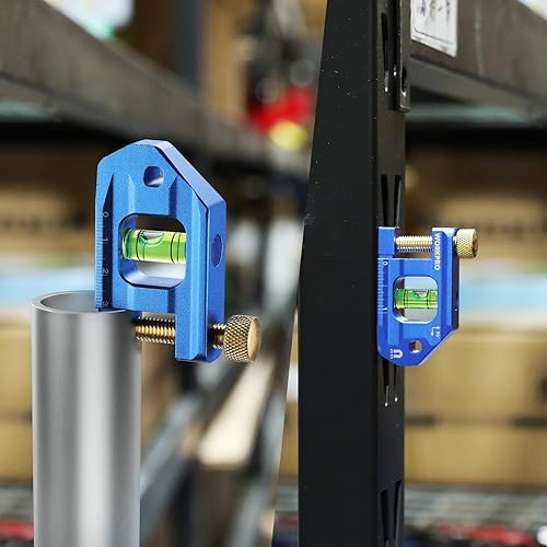 Miniatura 6 de WORKPRO Nivel de flexión del conducto, nivel magnético de torpedo pequeño, frasco de burbujas para medición de 90, construcción de aleación de