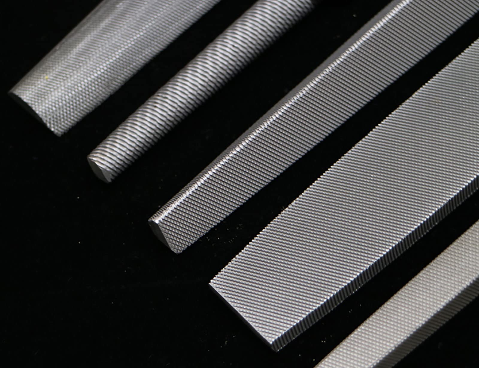 ZPECIAL Handwerkzeug-Sets, Metallfeilen-Set, 5-teiliges Holzfeilen-Set mit Flacher, quadratischer, dreieckiger, runder, Halbrunder Feile for Heimwerkerarbeiten, Metall- und Holzarbeiten