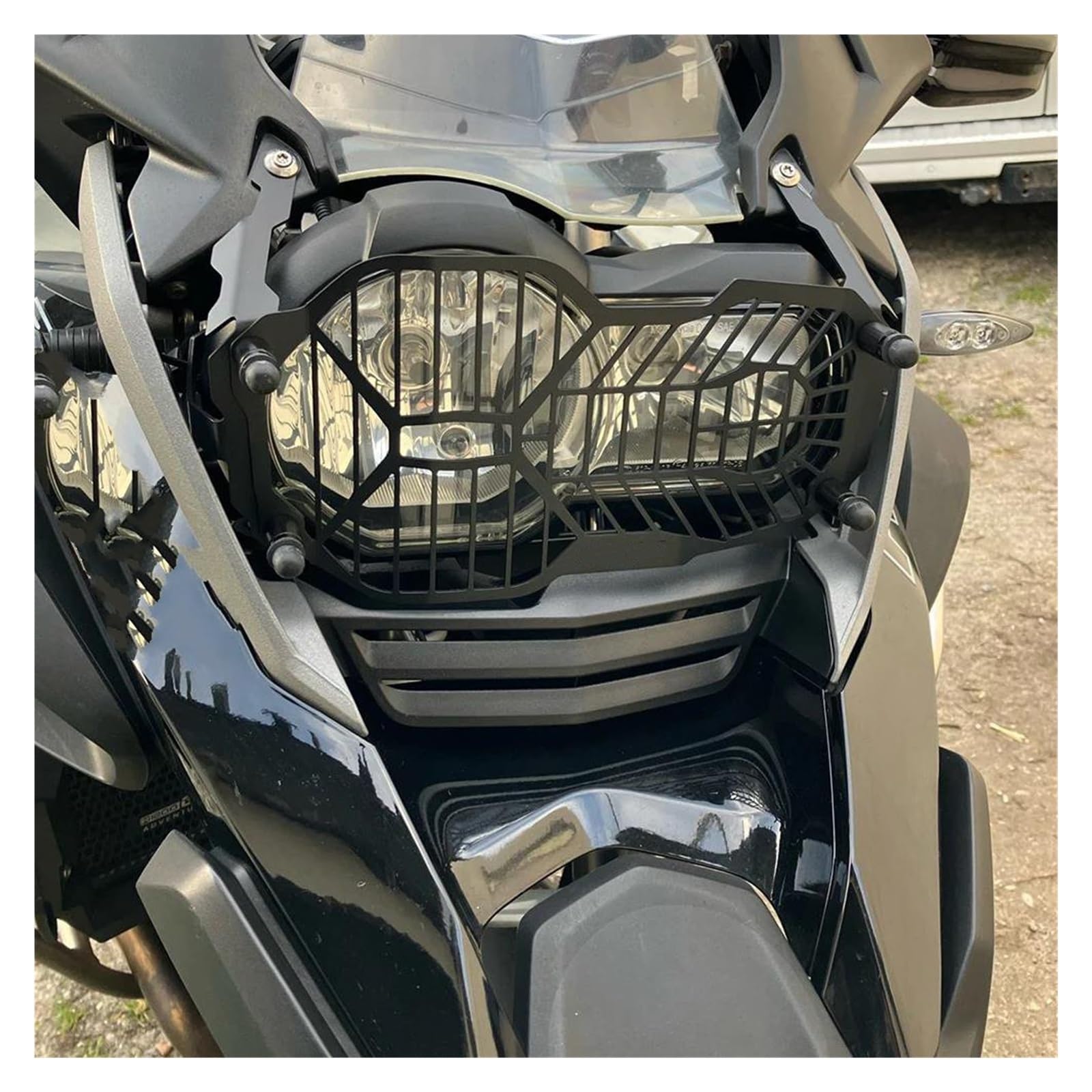Griglia del faro anteriore compatibile con BMW R 1250 GS / Adventure 19-24 Motoguard SWD2 Protezione della lampada ✓ Compra ora Griglia del faro anteriore compatibile con BMW R 1250 GS / Adventure 19-24 Motoguard SWD2 Protezione della lampada ✓ Compra ora