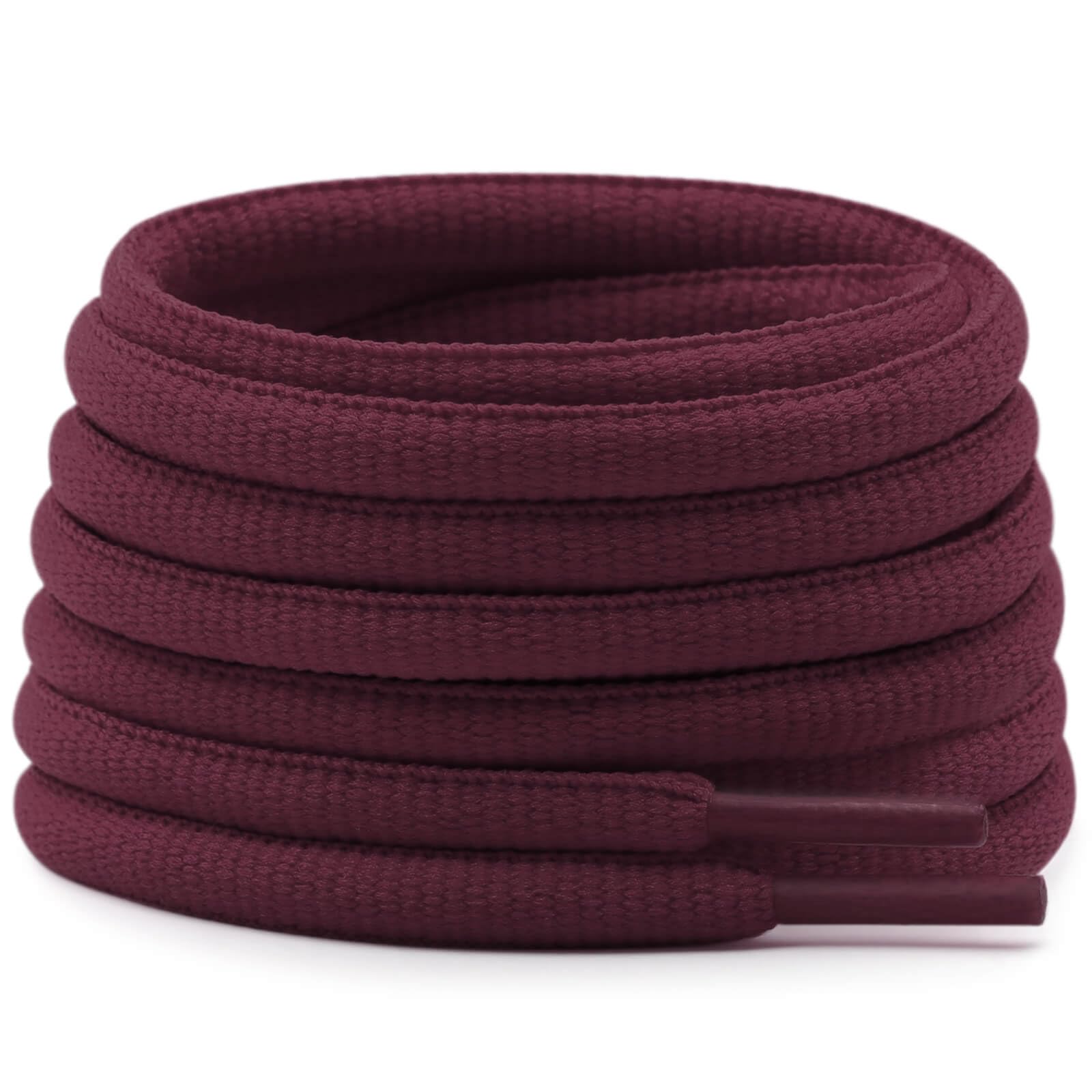 DELELE Oval Athletic Shoelaces Thick 4MM Half Round Shoe Laces Strings 2 Pair