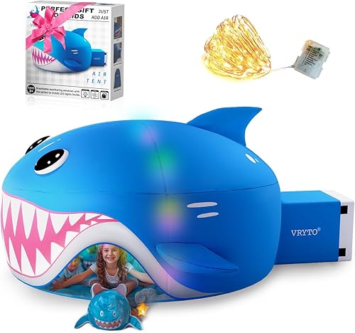 Tienda de campaña de aire iluminada  Tienda inflable inflable para interiores para niños  Instalación rápida de 30 segundos  Tienda de campaña de