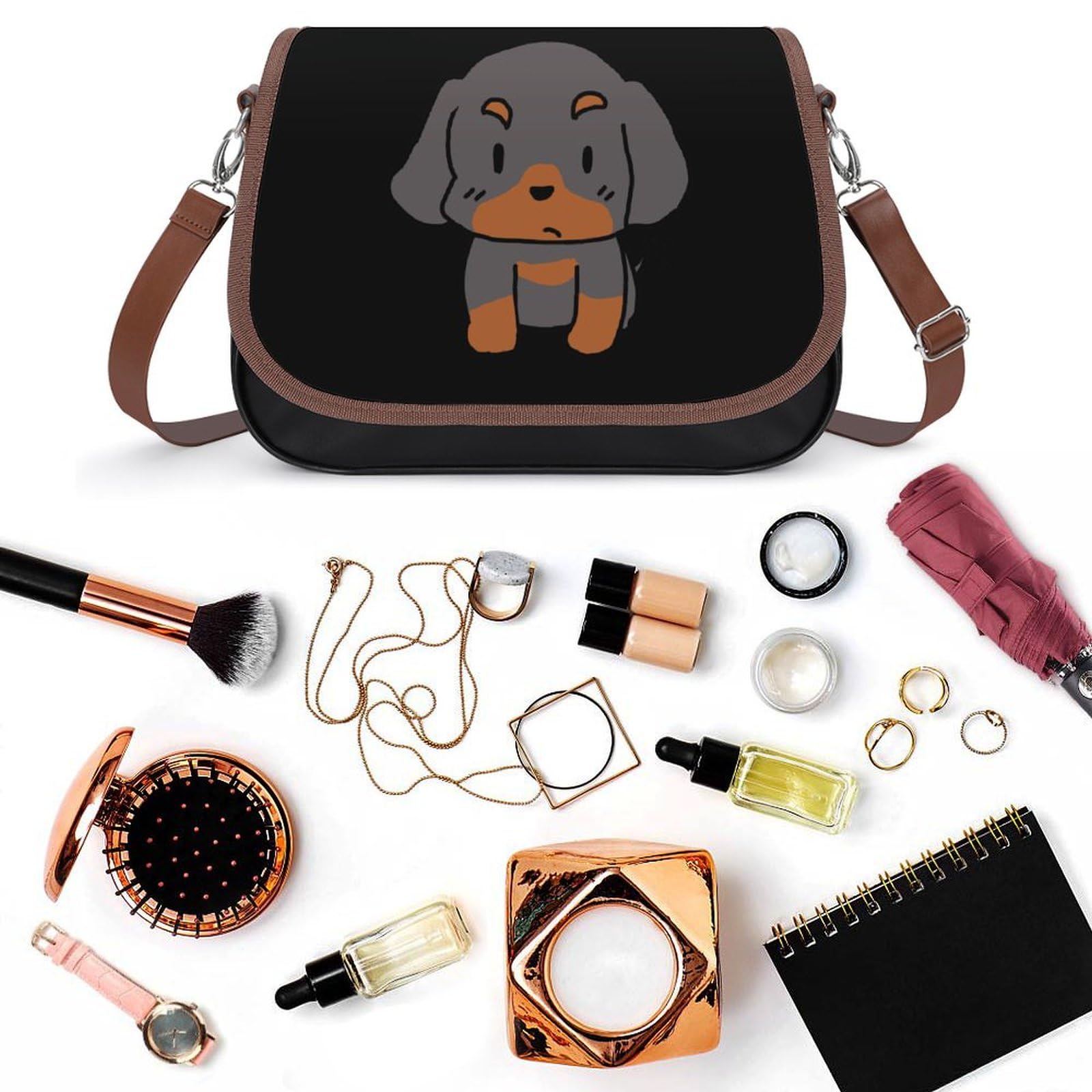 Amazon.co.jp: かわいい 犬 ミニチュアダックス ショルダー
